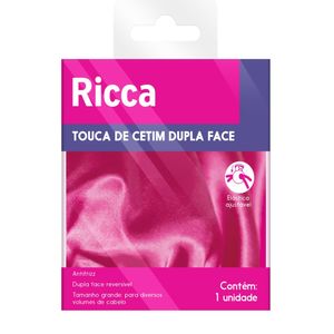 Touca De Cetim Ricca Dupla Face Antifrizz 1 Unidade