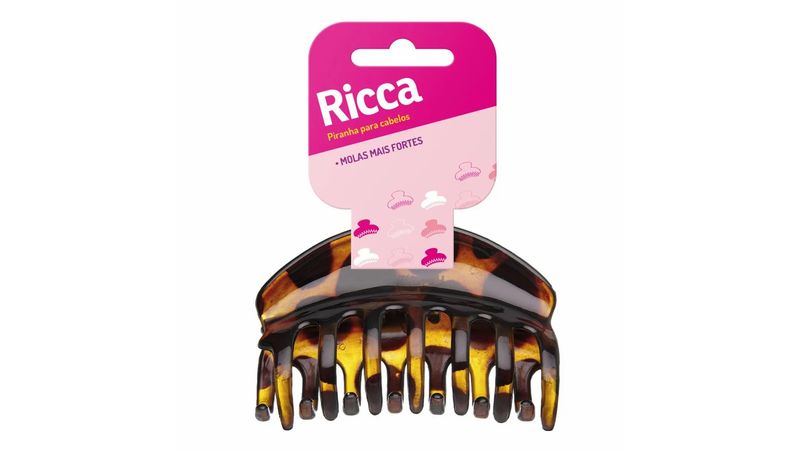 ricca Prendedor de Cabelo Ricca Enox Basics Clássica