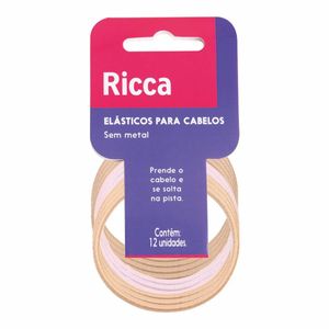 Elástico Sem Metal Basic Fashion 1 Pacote Com 12 Unidades