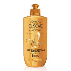 Creme Para Pentear Elseve Óleo Extraordinário 250ml