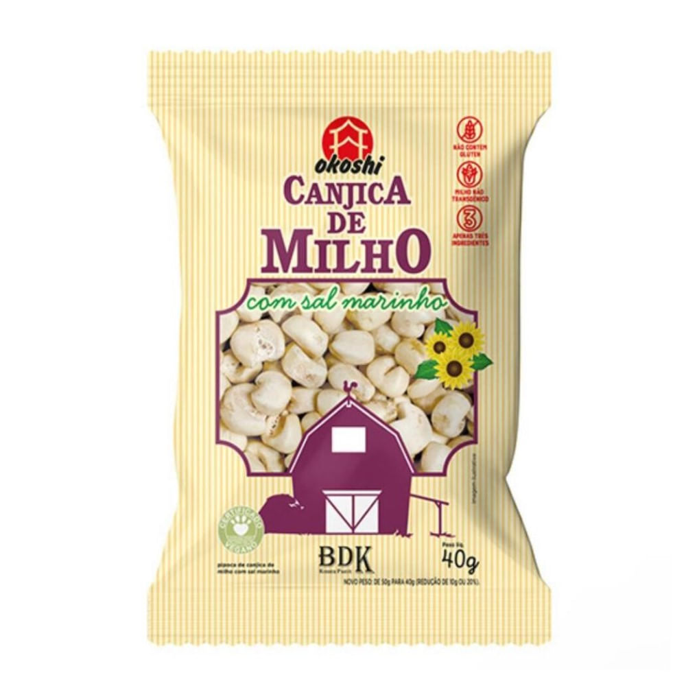 Canjica de Milho Hikage Okoshi com Sal Marinho 40g