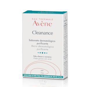 Sabonete em Barra Facial Avène Cleanance Pele Oleosa a Acneica 70g