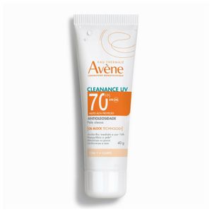 Protetor Solar Facial Avène Cleanance UV FPS70 Tom 1 Claro 40g