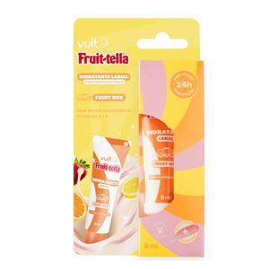 Hidratante Labial Vult Fruittella Fruit Mix Cor Perolada 8ml