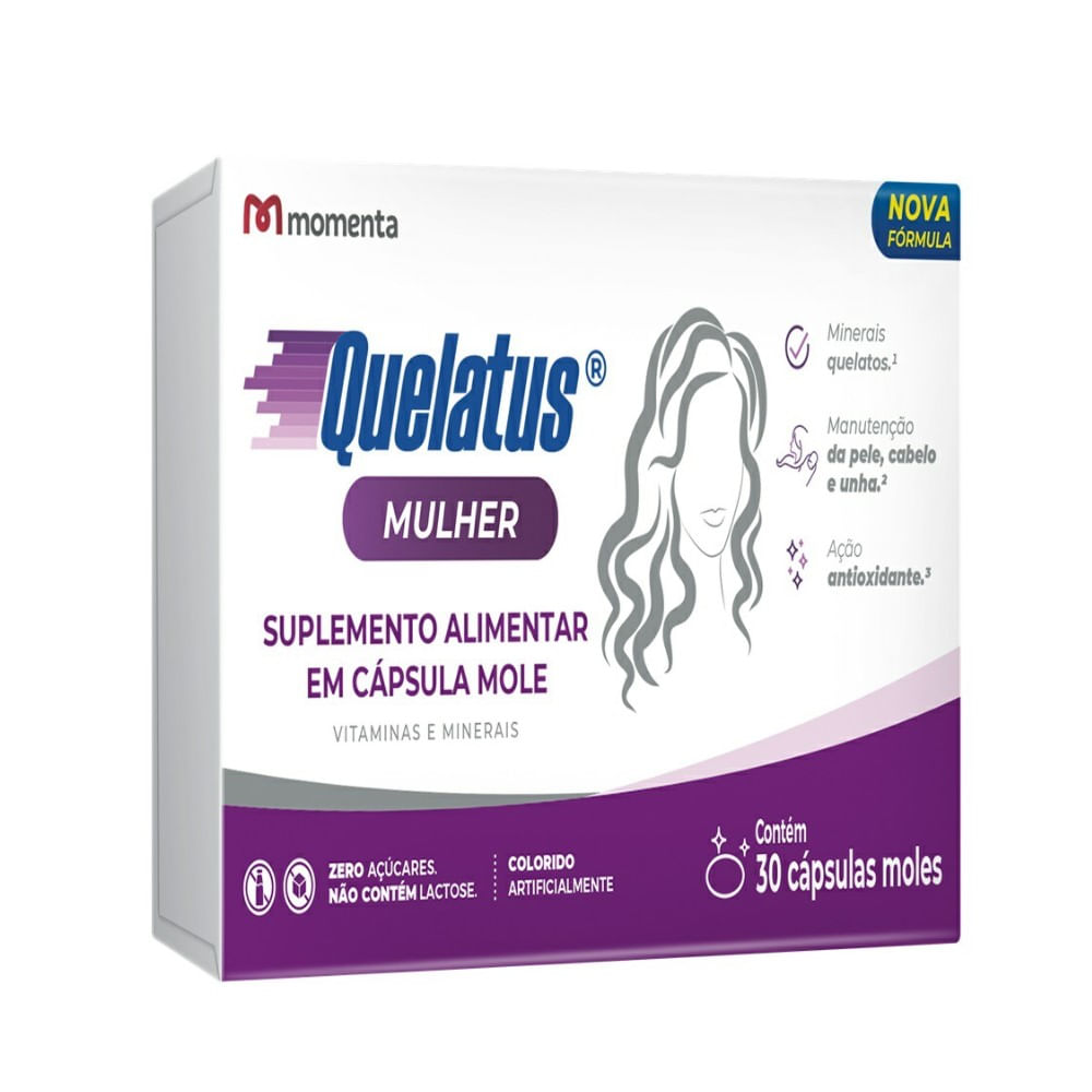 Suplemento Alimentar Momenta Quelatus Mulher 30 Cápsulas