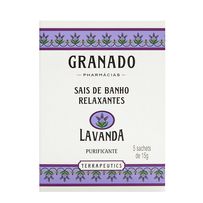 Sais de Banho Relaxantes Granado Terrapeutics Lavanda 5 Sachês de 15g