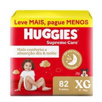 Fralda Huggies Supreme Care XG 82 Unidades