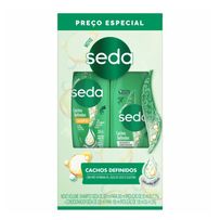 Kit Seda Cachos Definidos Shampoo 300ml + Condicionador 190ml