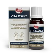 Suplemento Alimentar Vitafor Vita D3+K2 Sabor Menta 20ml