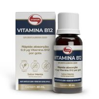 Suplemento Alimentar Vitafor Vitamina B12 Sabor Menta 20ml