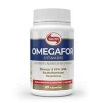 Suplemento Alimentar Vitafor Omegafor Vitamins 60 Cápsulas