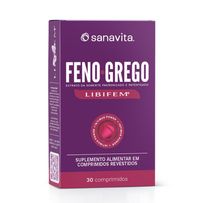 Suplemento Alimentar Sanavita Feno Grego Libifem 30 Comprimidos