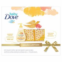Kit Dove Baby Sabonete Líquido Hidratação Glicerinada 400ml + Trocador Infantil