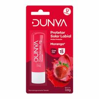 Protetor Solar Labial Dunya FPS15 Morango 3,6g