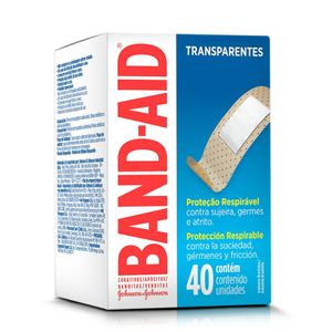 Curativo Band-Aid Transparente 40 unidades