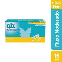 Absorvente Interno O.b Procomfort Médio 16 Unidades