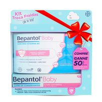 Kit Troca Fralda Bepantol Baby Lenços Umedecidos 48 Unidades + Creme Preventivo de Assaduras 60g