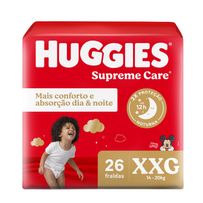 Fralda Huggies Supreme Care XXG 26 Fraldas