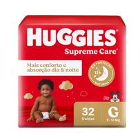 Fralda Huggies Supreme Care G 32 Fraldas