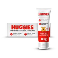 Creme Preventivo de Assaduras Huggies Pele Protegida Óleo de Amêndoas 80g