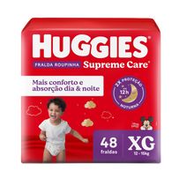 Fralda Huggies Roupinha Supreme Care XG 48 Unidades
