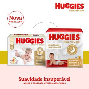 Fralda Huggies Natural Care M 32 Unidades
