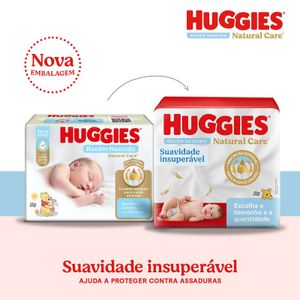 Fralda Huggies Natural Care RN 34 Unidades