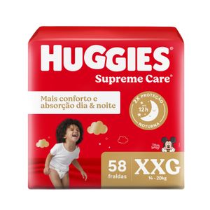 Fralda Huggies Supreme Care Xxg 58 Unidades