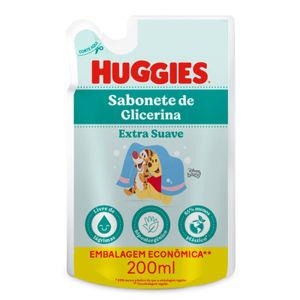 Sabonete Líquido Huggies Extra Suave Refil 200ml