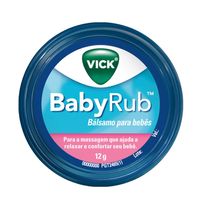 Vick BabyRub Bálsamo Para Bebês 12g