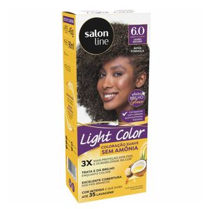 Tintura Salon Line Light Color 6.0 - Louro Escuro