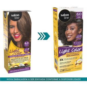 Tintura Salon Line Light Color 6.0 - Louro Escuro
