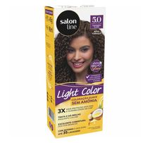 Tintura Salon Line Light Color 5.0 - Castanho Claro