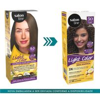 Tintura Salon Line Light Color 5.0 - Castanho Claro