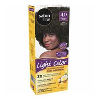 Tintura Salon Line Light Color 4.0 - Castanho Médio