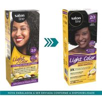 Tintura Salon Line Light Color 2.0 - Preto