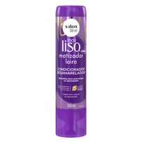 Condicionador Salon Line Meu Liso Matizador Loiro 300ml