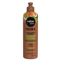 Creme Para Pentear Salon Line Hidra Óleo De Coco 3 em 1 - 300ml