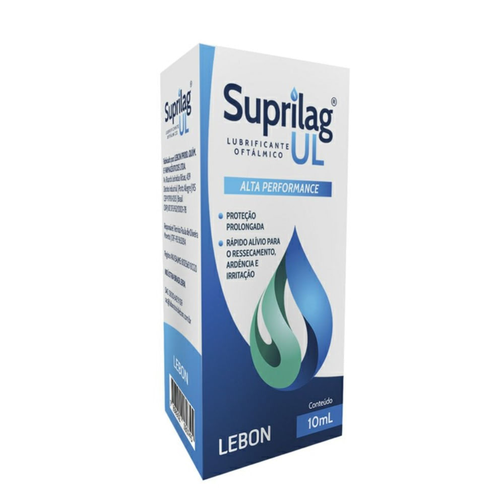 Suprilag UL Lebon Lubrificante Oftálmico 10ml