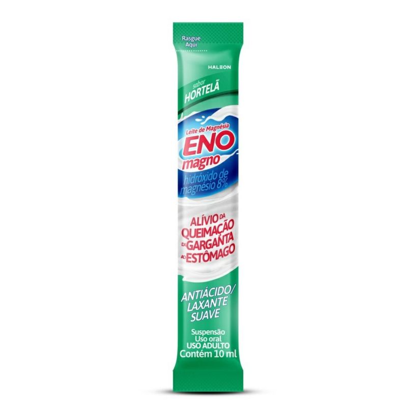 Leite de Magnésia Eno Magno Sabor Hortelã 10ml - Drogaria Venancio