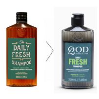 Shampoo QOD Barber Shop Daily Fresh 220ml