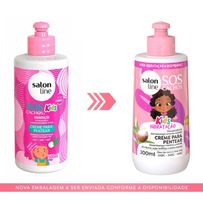 Creme Para Pentear Salon Line S.O.S Kids Cachos Hidratação 300ml