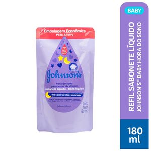 Sabonete Líquido Cabeça Aos Pés Johnsons Baby Hora Do Sono Refil 180ml