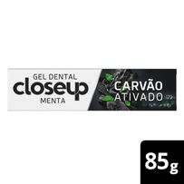 Creme Dental Closeup Carvão Ativo Menta 85g