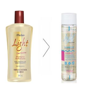 Shampoo Median Light Perfumado Com Proteínas 300ml