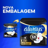 Absorvente Always Noturno Suave Com Abas XG 26 Unidades