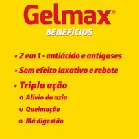 Gelmax Dim Antiácido e Antigases Ems Suspensão Oral Sem Sabor 240ml