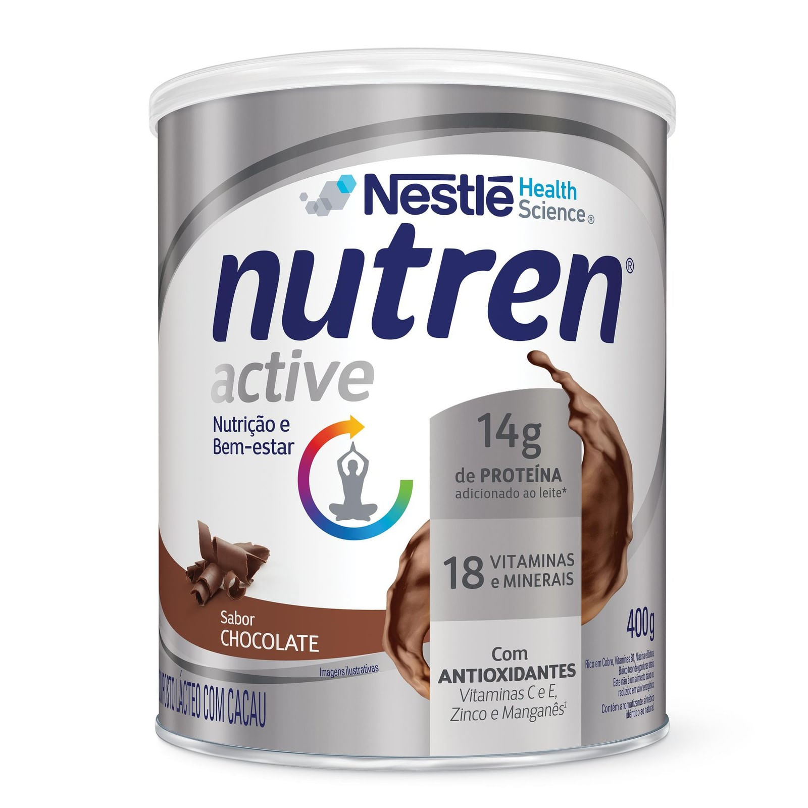 Complemento Alimentar Nutren Active Chocolate 400g