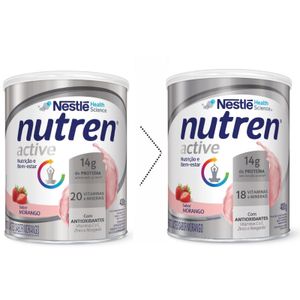 Complemento Alimentar Nutren Active Morango 400g