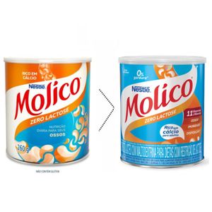 Leite em Pó Molico Zero Lactose Lata 260g